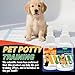 Mesboizy Dog Pee Spray Set, Includes Here Potty & Not Here Training Spray, Puppy Pee Spray, Helps Dogs Develop Proper Potty Habitss (1.69 fl oz Each)
