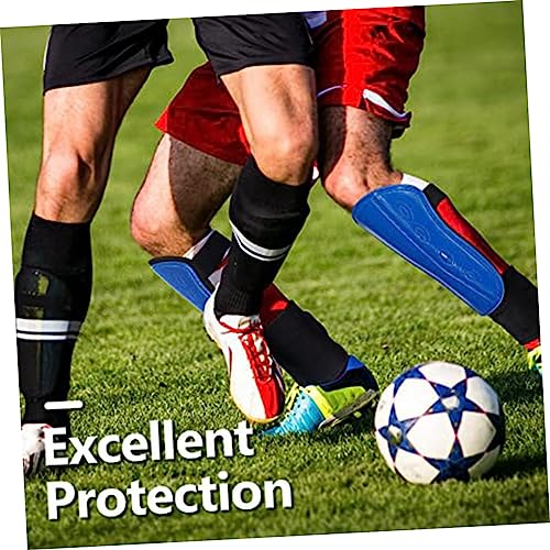 KOMBIUDA 1 Par Caneleiras De Futebol Caneleiras Resistentes Ao Desgaste Protetores De Canela Portáte