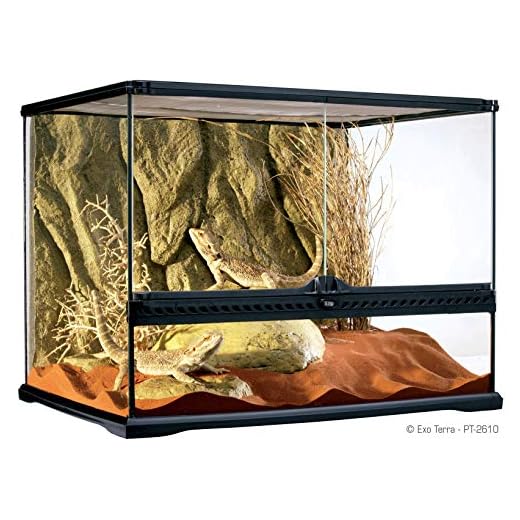 Exo Terra Glass Terrarium Tank - 24 x 18 x 18 Inches