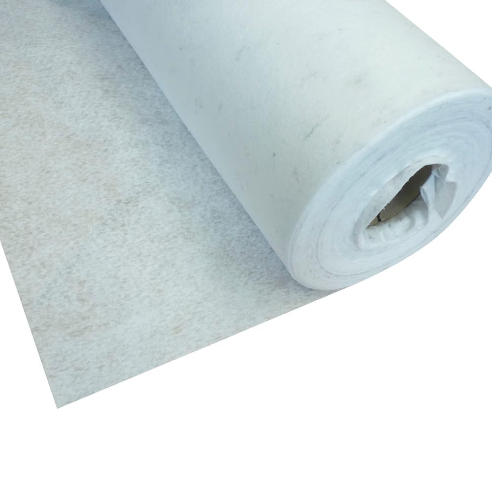 FORTUNATO Geotessuto Non Tessuto TNT 1m x 50m 200 g Fiocchi Poliestere Polipropilene Telo da Giardino Protezione Erbacce