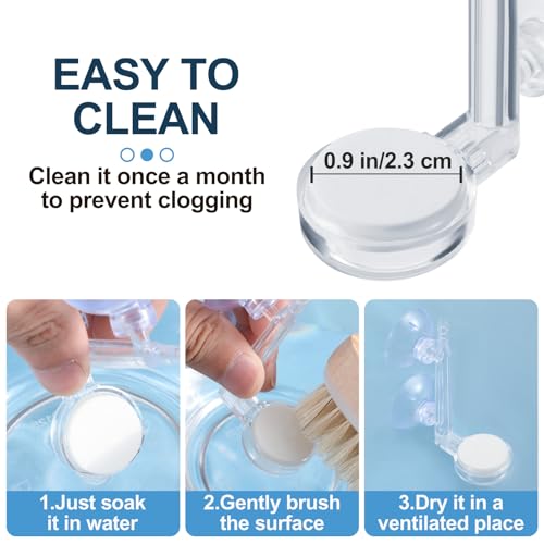 Image of Xthrotsenk Fish Tank Airstone Bubbler Bubble Stones Diffuser, Nano Aquarium Dissolved Bubbler Oxygen, Silent Leaves Tiny Bubbles for Aquarium Fish Tank Accessories