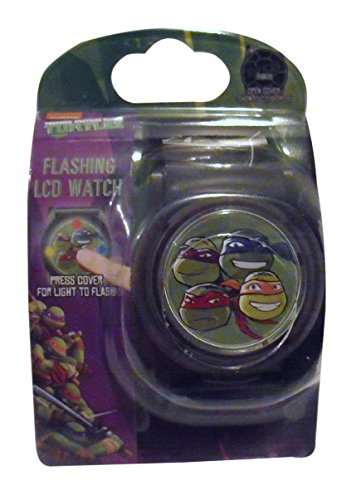 MZ Berger Teenage Mutant Ninja Turtles FacesTMNT Digital Flashing Light LCD Watch