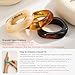 Yougeigy 3 PCS Acrylic Chunky Bangle Bracelets Set for Women, Irregular Geometric Cuff Resin Bangles Wide Wristbands, Stackable Fashionable Gorgeous Bracelets Small Size Slender Wrists Gifts