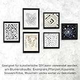Ramka na zdjęcia do napełniania, głęboka ramka na zdjęcia do napełniania 25 x 25 cm, z przezroczystą płytą akrylową, głębsza ramka 3D, 3 cm, na prezent ślubny, czarna