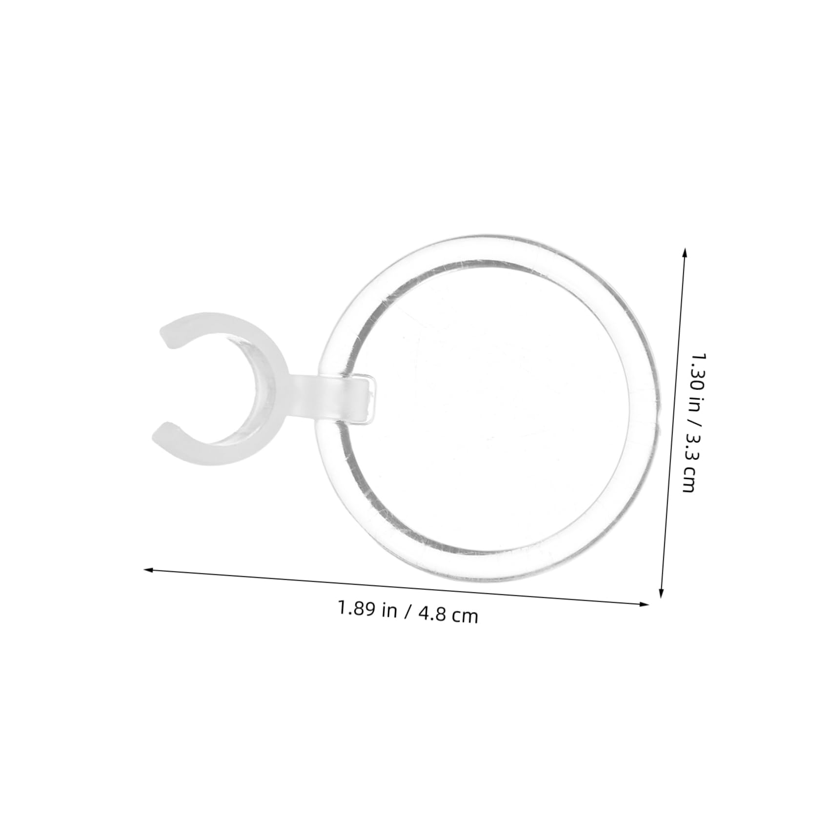 FOMIYES 10pcs Ear Magnifying Glass Magnifier for Ear Wax Removal Device Earwax Removal Tools Small Handheld Magnifier Magnifying Glass Magnification Lens Acrylic Transparent