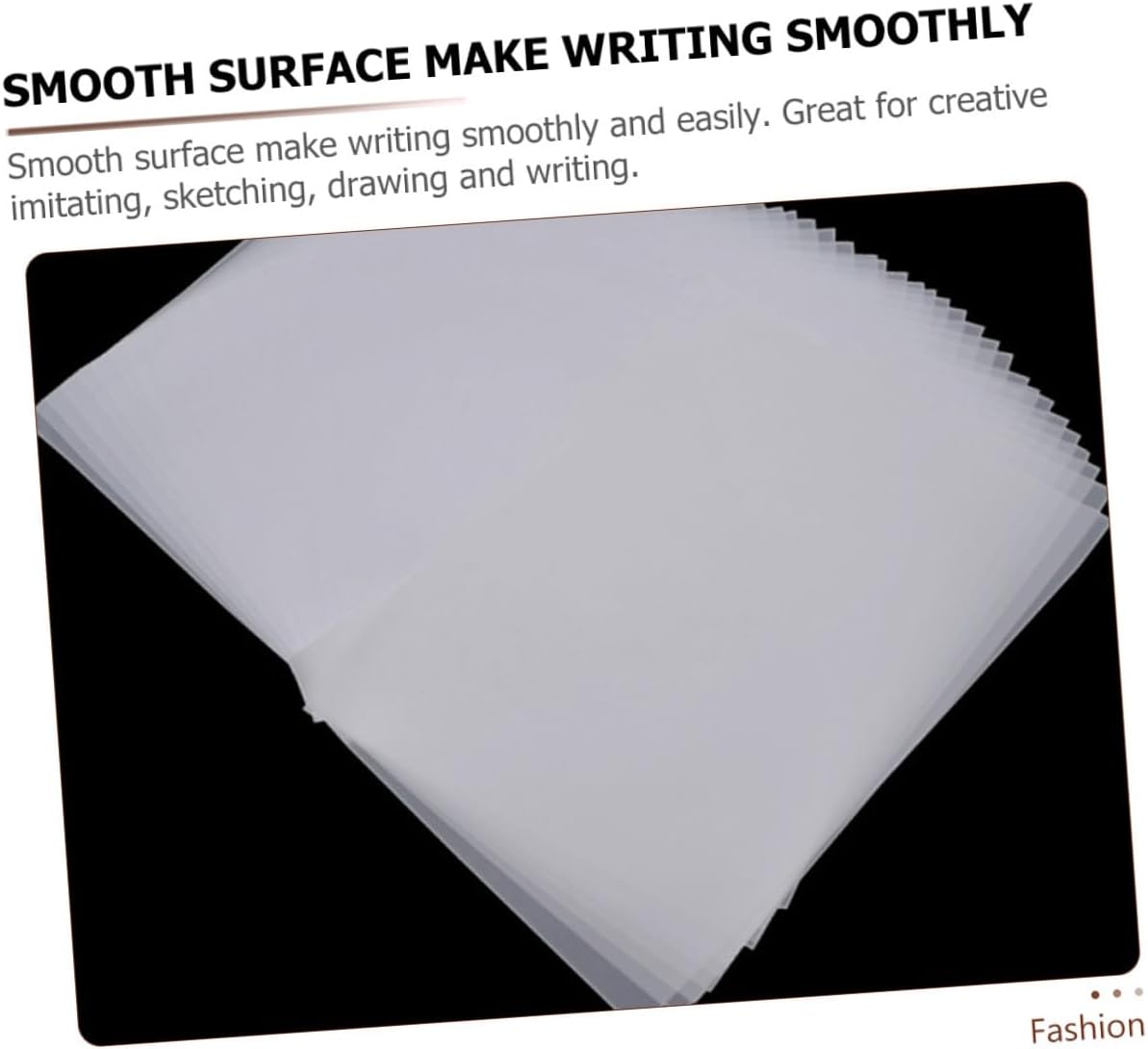 GARVALON 16k Tracing Paper 500 Sheets (5 Packs) for Calligraphy Practice and Handwriting Exercises, Art Supply for Sketching and Drawing