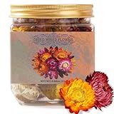 30+ Edible Dried Mixed Flowers β 25g Food Grade Natural Blooms for Cake Decorating, Tea, Cocktails, DIY β Ideal for Cocktail Toppers, Drink Garnish, Bath Soaks β No Additives, Vegan