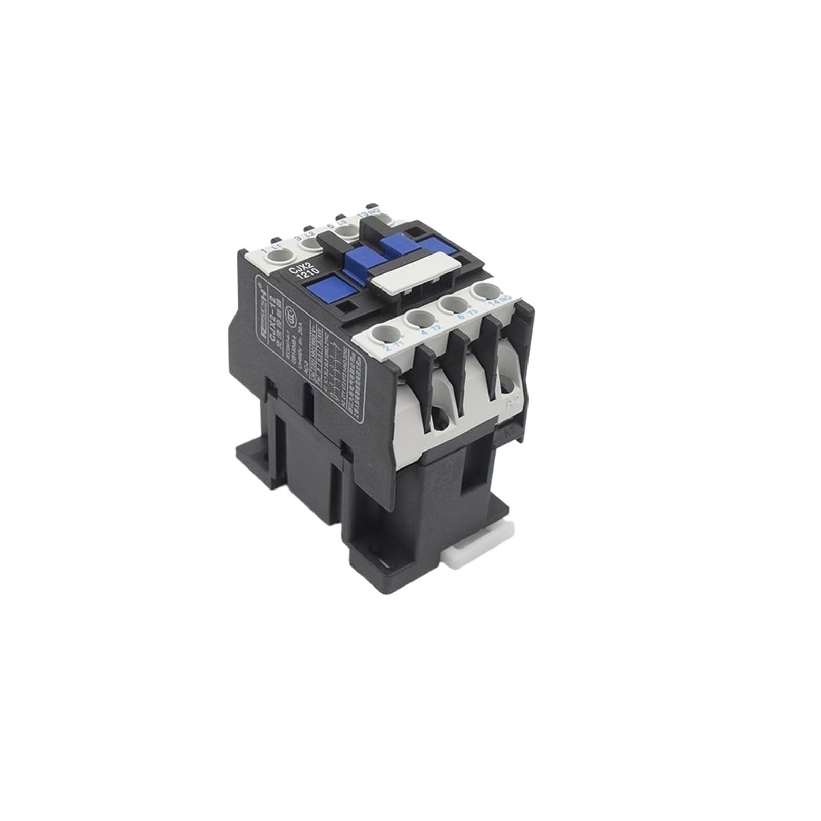 RCGKNNMUZ AC contactor 12A 3P+1NO/1NC Rail Installation lc1d CJX2-1210 1 Normally Open Contact / CJX2-1201 1 Normally Closed Contact(Cjx2-1210 110v)