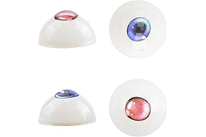 WANDIC Lentes De Contacto Blancos Para Fiestas De Disfraces De Halloween