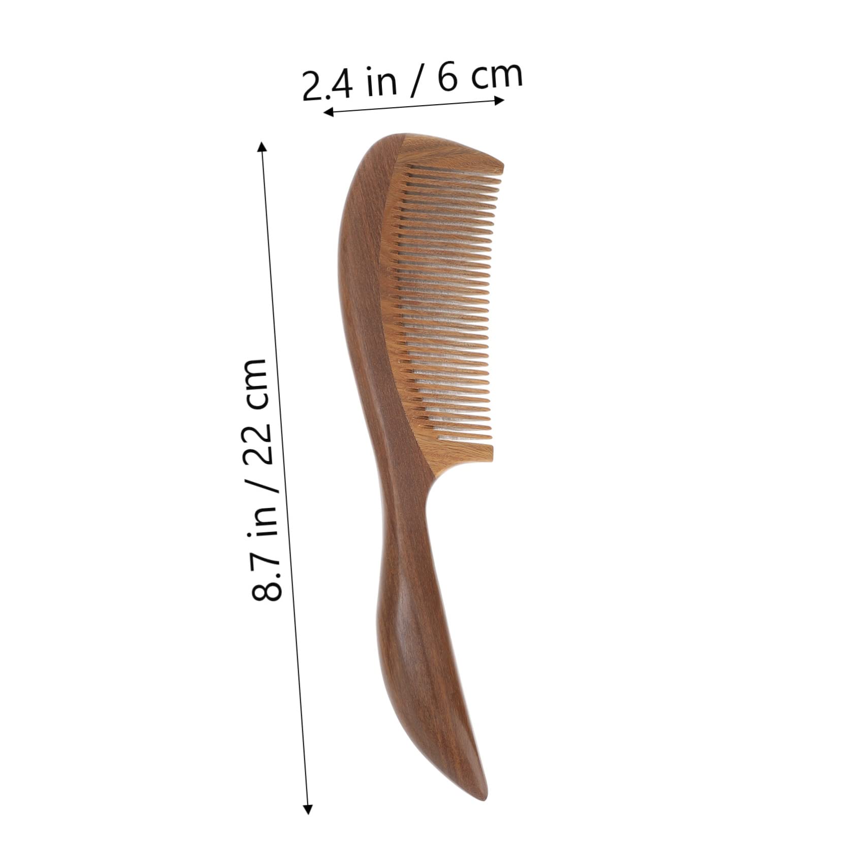 DOITOOL 5piezas Peine De Madera Antiestática De Dientes Para Cabello Rizado y Grueso Cepillo De Masaje Natural Para Mujeres Para y Relajación Del Cabelludo