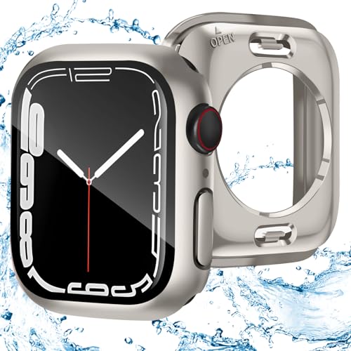 CABOBE Ή Apple Watch P[X 45mm IP68 hP[X 360 AbvEHb`9/8/7 Jo[ Apple Watch 9/8/7 Jo[ Ή AbvEHb` P[X KXtB ̌^ PCf ϏՌ Sʕی 
