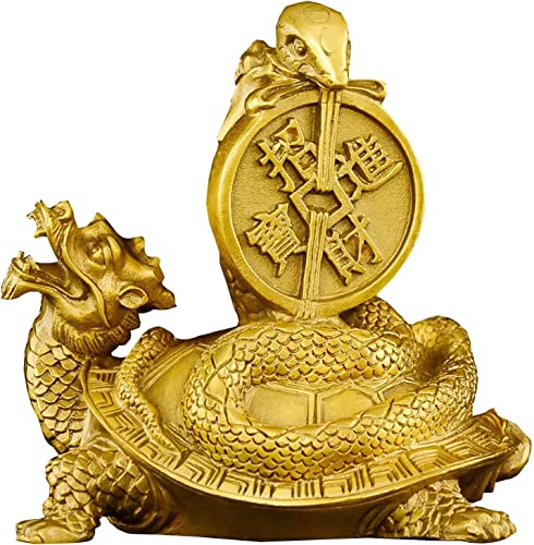 Décoration de bureau statue feng shui tortue dragon salon cosy