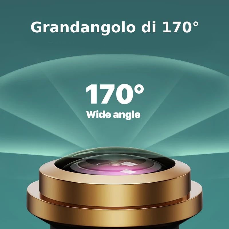 Proxel Telecamera Retrocamera Posteriore AHD 1080P per Auto – Grandangolo Fisheye Regolabile, Visione Notturna, Impermeabile IP69, Compatibile con Autoradio e Monitor AHD – Per Auto, Camper, Furgoni