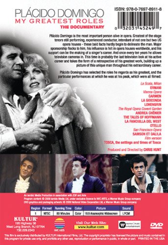 Vista 2 de Placido Domingo My Greatest Roles - The Documentary