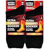 MEDOLY Ultra THERMO Socken (2 Paar) Extra warme Wintersocken für Damen & Herren mit Vollfrottee für gemütliche Wärme