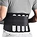 FREETOO Cinturón Lumbar Soporte Lumbar para la Espalda Ayuda de la Cintura para Aliviar El Dolor de Espalda y Prevenir Daños, Unisex Negr