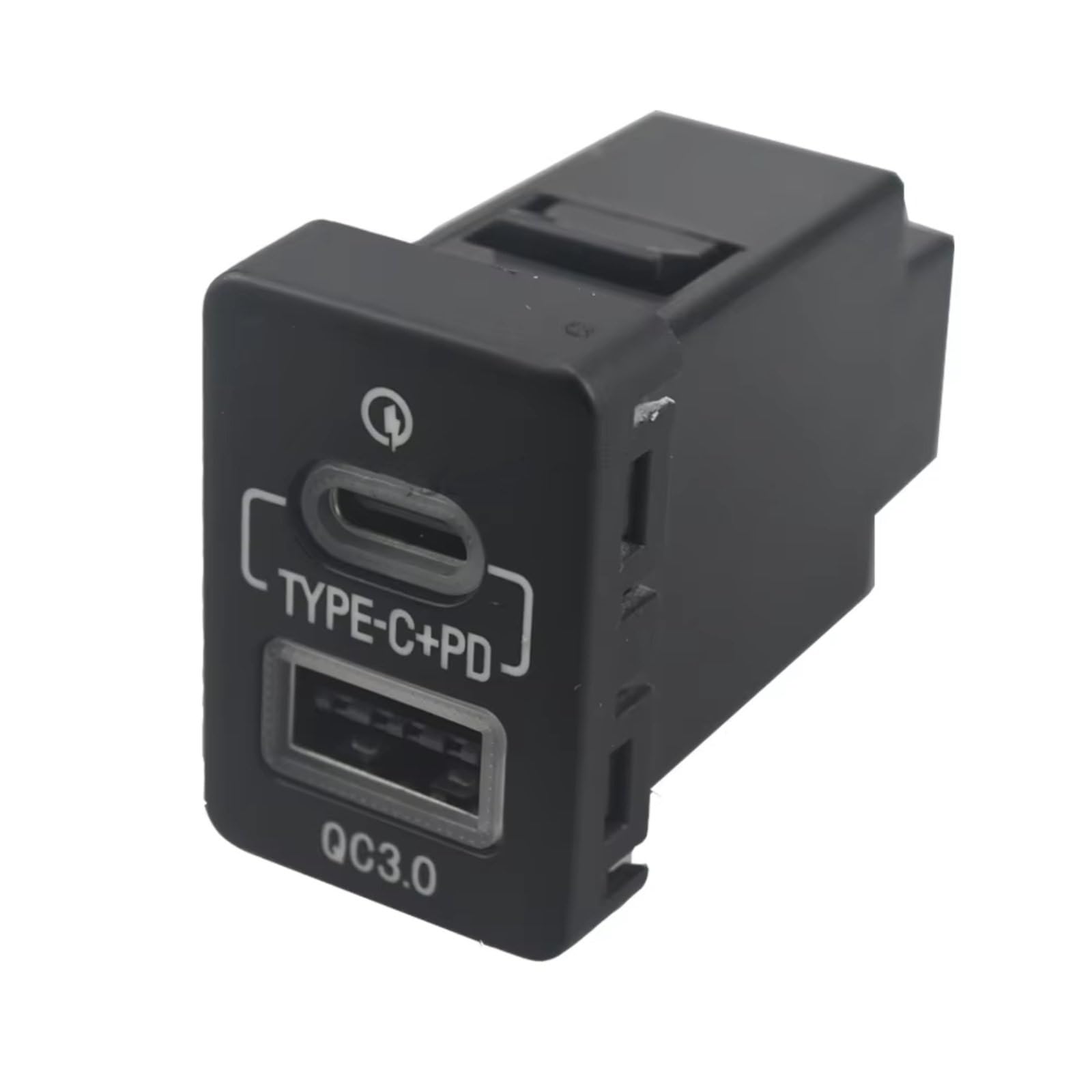 Centro Puerto USB Compatible Con Mitsubishi Para Outlander 2014-2022 Para Cargador Coche QC3.0 Para Salida Adaptador Carga Teléfono Tipo C PD Puerto USB