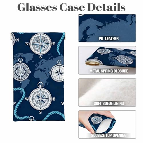 Image of Dragonfly Glasses Case Lightweight Glasses Cases PU Sunglass Organizer Eyeglasses Case Glasses Cases For Men Women
