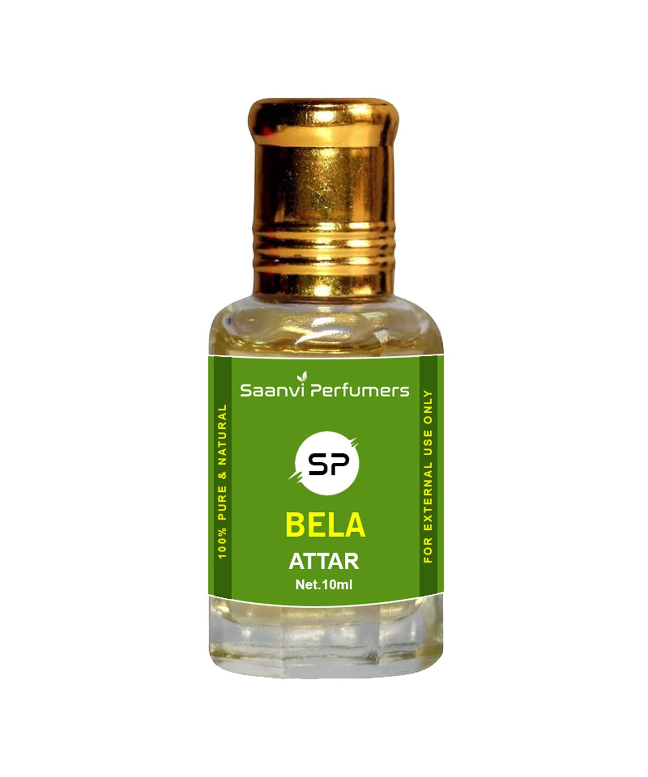 Saanvi Perfumers Bela Attar 10ml For Men and Women | Indian Attar | Itra | Scent | Natural Fragrance Oil | Perfume Oil | 0% Alcohol With Floral Fragrance (10ml)