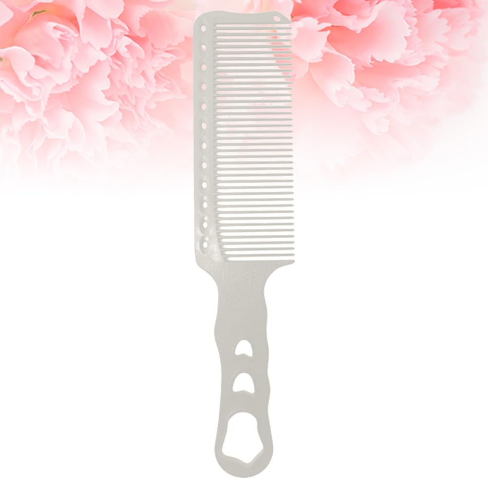POPETPOP Curly Hair Wide Comb Barber Haircut Comb Wide Tooth Comb for Curly Hair Cutting Combs for Hairdressing Baby Comb Wide Tooth Rake Comb Hair Trimming Comb Curls White Accessories - Image 2