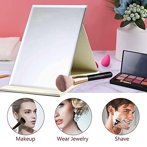 DINGFENG Specchio da Trucco Pieghevole Regolabile，...