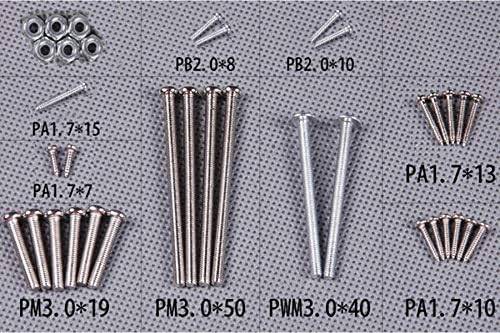 FMS 55.118 in 4.6 ft Zero Tornillo Set FMSMJ301 RC Avión Modelo Hobby Avión Avión Recambio