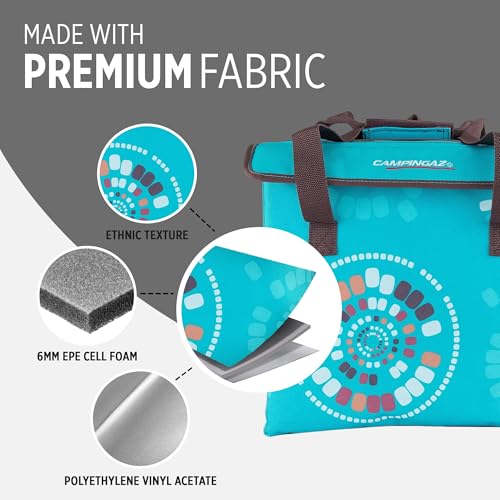 Image of Campingaz Ethnic MiniMaxi Soft Cooler Bag I Keeps The ice up to 7 Hours