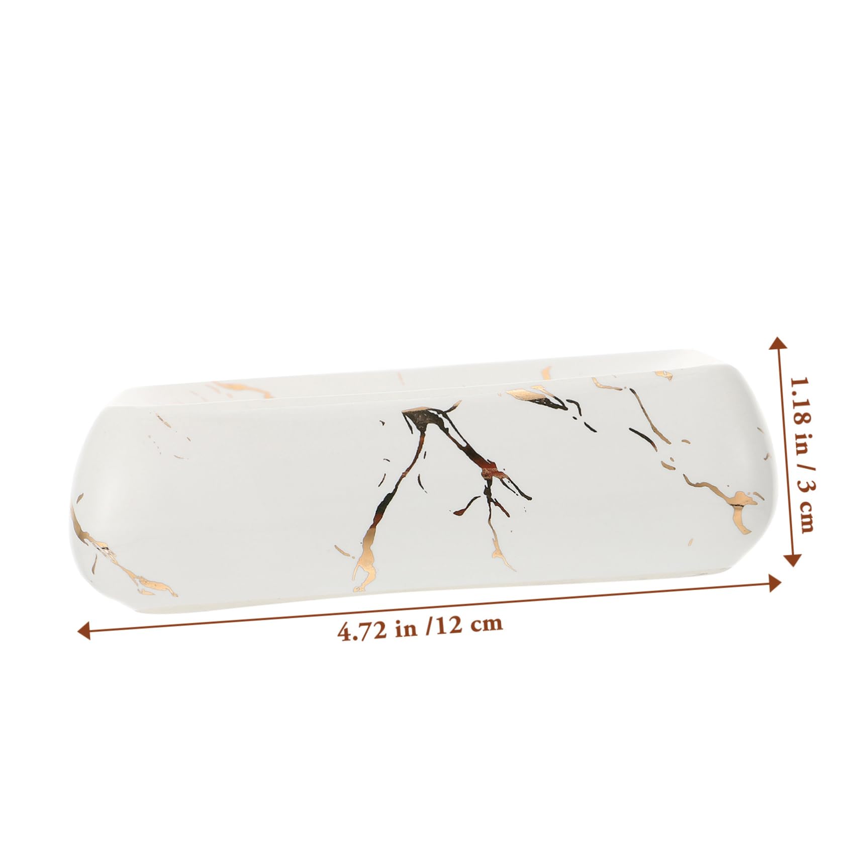 Ciieeo 1pc Ceramic Soap Dish Elegant Soap Holder for Bathroom Kitchen and Bedroom Smooth Edges Practical Design for Various Uses