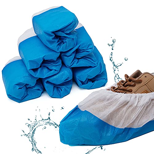 Nodirt Ultra Premium Disposable Boot & Shoe Covers - Waterproof, Skid-Proof Bottom - One Size Fits All Up To Xl (50 Count) #TOP3
