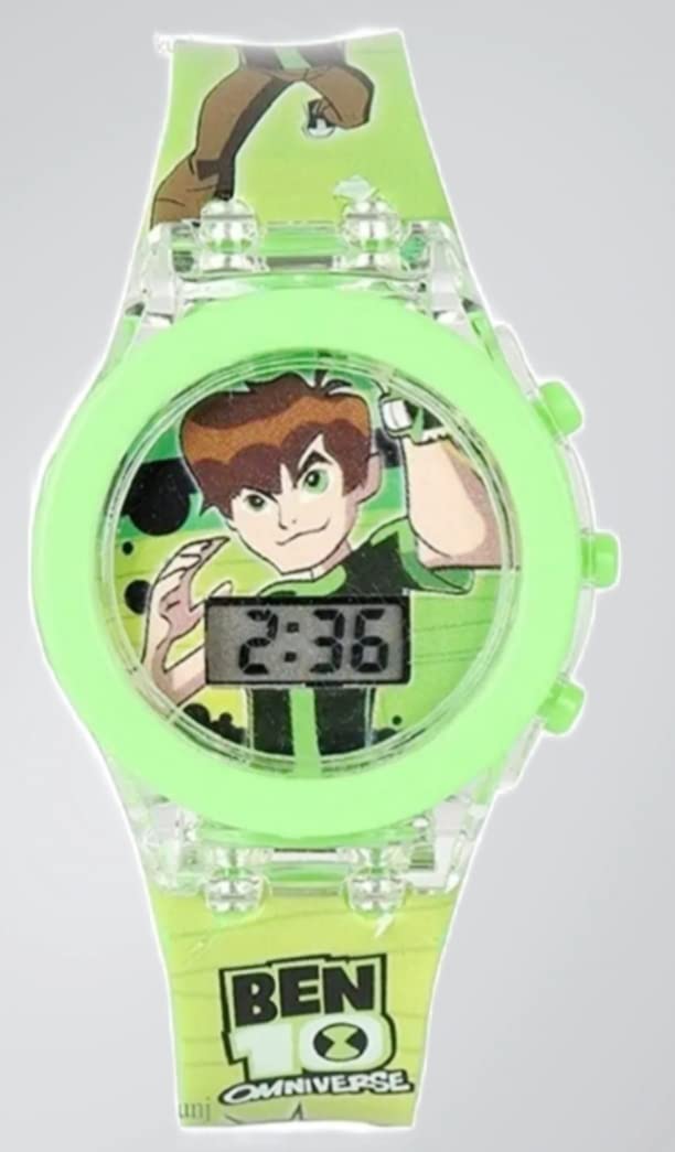 Colourful Glowing Light Watch Led Watch Green for Kids (2-9 Years) (B0B3TW6X28) Amazon Price History, Amazon Price Tracker