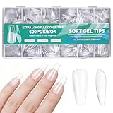 600 Capsules Américaines Ongles Haut de Gamme – Ce kit complet inclut 600 capsules ongles transparentes en forme amande (2,56 cm), idéales pour pose américaine ongle, extensions acryliques, poudres à dunker et manucures DIY. Parfaites pour un look salon professionnel à la maison, ces faux ongles couvrants s’adaptent à tous les styles.