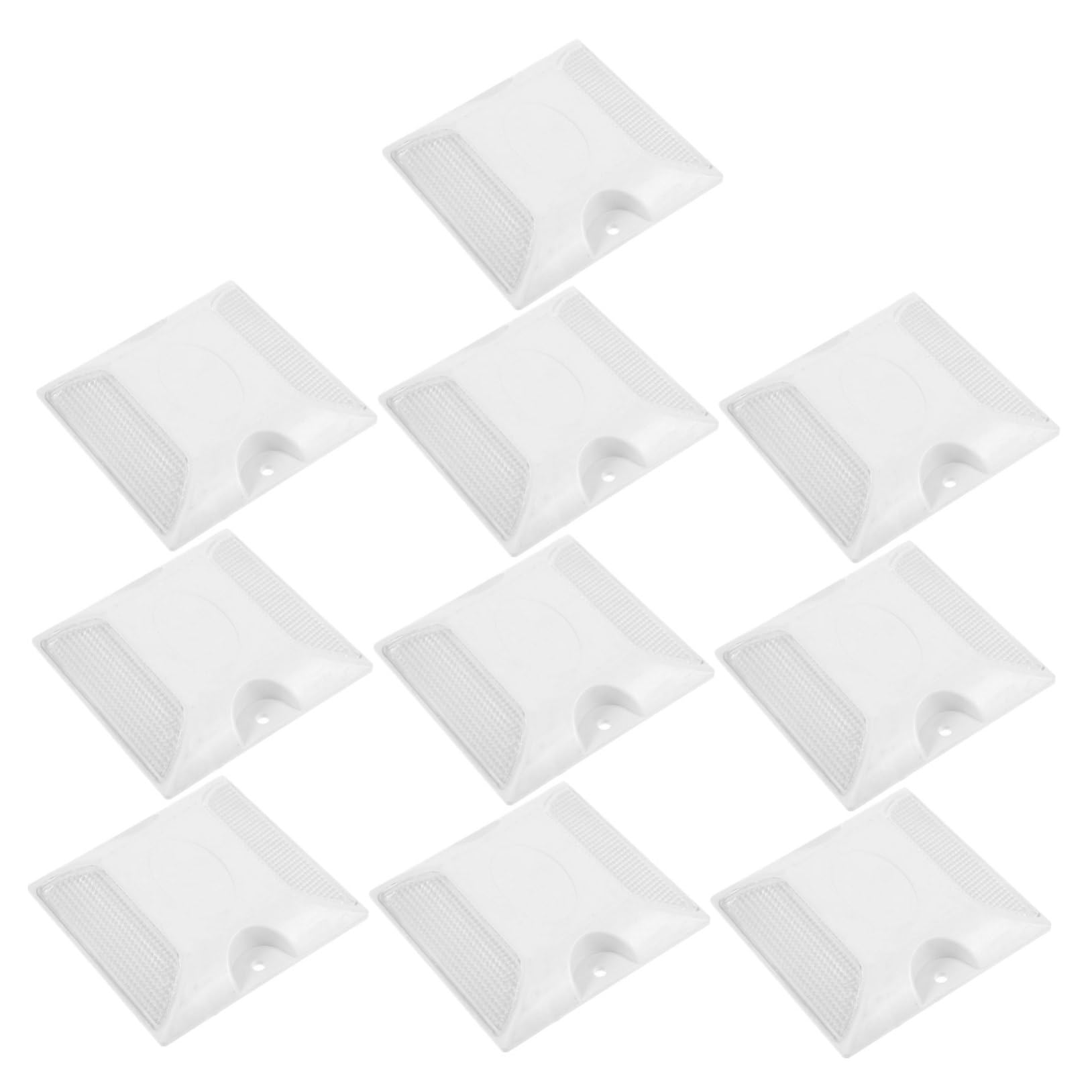 LIFKOME 3 series Marcadores De Pernos Reflectantes Marcadores De Pernos Para Pavimento Reflectores De Cruce De Peatones De Seguridad Para Carretera 10 piezas x 3