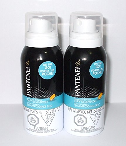(2 Pack) Pantene Pro-V Blowout Extend Dry Shampoo, Travel Size 1.7 Oz