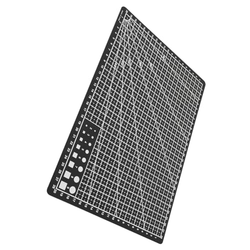 Hohopeti A4 Double Sided Craft Cutting Mat Double-sided Cutting Pad for Artists Hobbyists Precision Crafting Mat Grid Lines