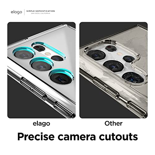 elago Ibrida Clear Custodia Cover Compatibile con Samsung Galaxy S22 Ultra 5G (6.8") - Tecnologia Ibrida PC, TPU, Ingiallimento Ridotto, Protezione Completa, Copertura Antiurto Bumper (Trasparente) - 2
