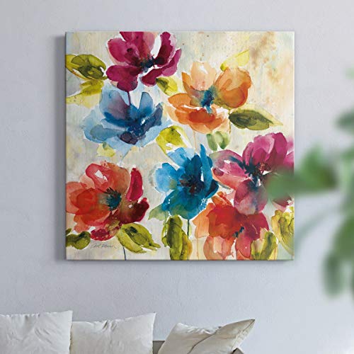 Renditions Gallery Color My World Wall Art, Premium Gallery Wrapped Canvas Decor, Ready To Hang, 24 In H X 24 In W, Made In America Print #TOP4