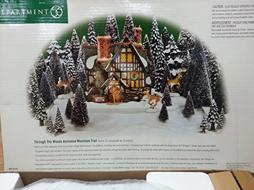 Dept. 56 Through the Woods Animated Mountain Trail