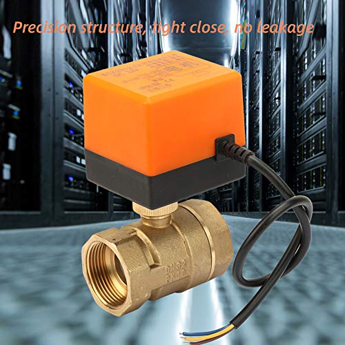 Válvula de bola motorizada DN32 de 12V y 6W para control de agua eficiente 4