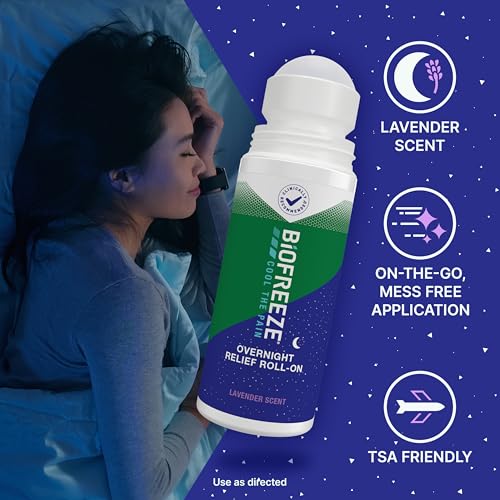 Image of Biofreeze Pain Relief Roll On Day /Overnight Combo Pack, 2x2.5 FL OZ