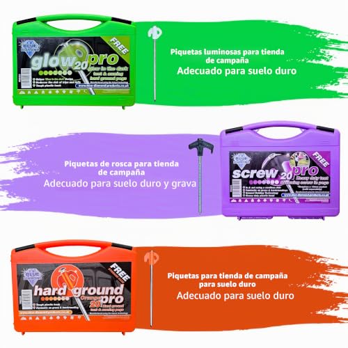 Tornillos para tienda de campaña ultra resistentes con agarre de rosca profundo 2