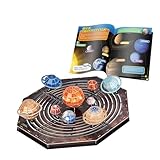 Party Town para National Geographic - Sistema Solar para Niños | Puzzle 3D Niños | Puzzle 3D Adultos | 173 Piezas | Maquetas para Montar