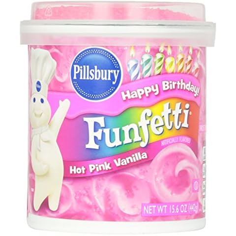 Pillsbury Funfetti Hot PINK VANILLA Frosting 442g Cover