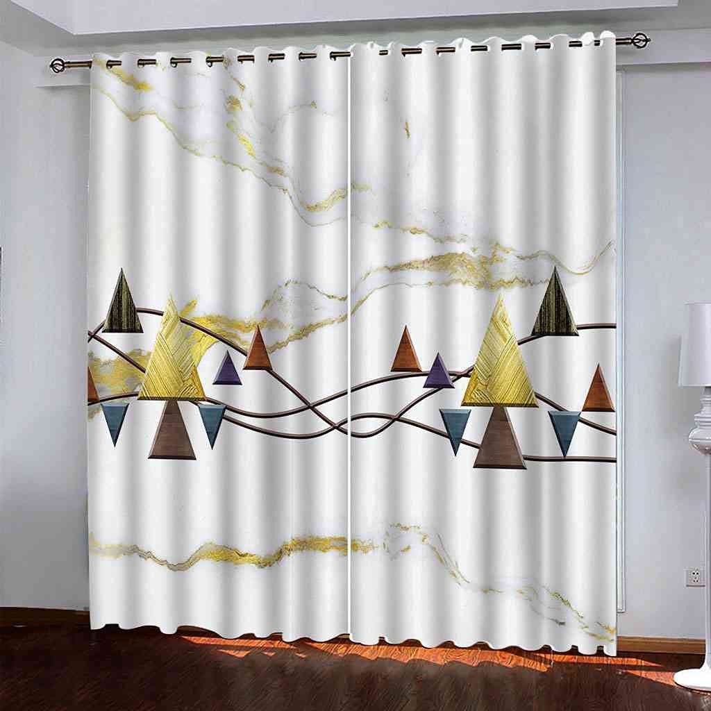Rideaux occultants 100% polyester isolant thermique et phonique pour chambre et salon