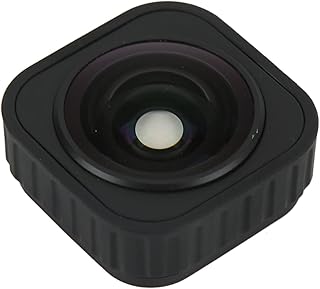 FOLOSAFENAR Action Camera Max Lens, Anti Shake Wide Angle Lens 155 Degrees FOV Horizontal Lock 2.7K60 Frames ABS Optical Glass Easy To Install for Shooting