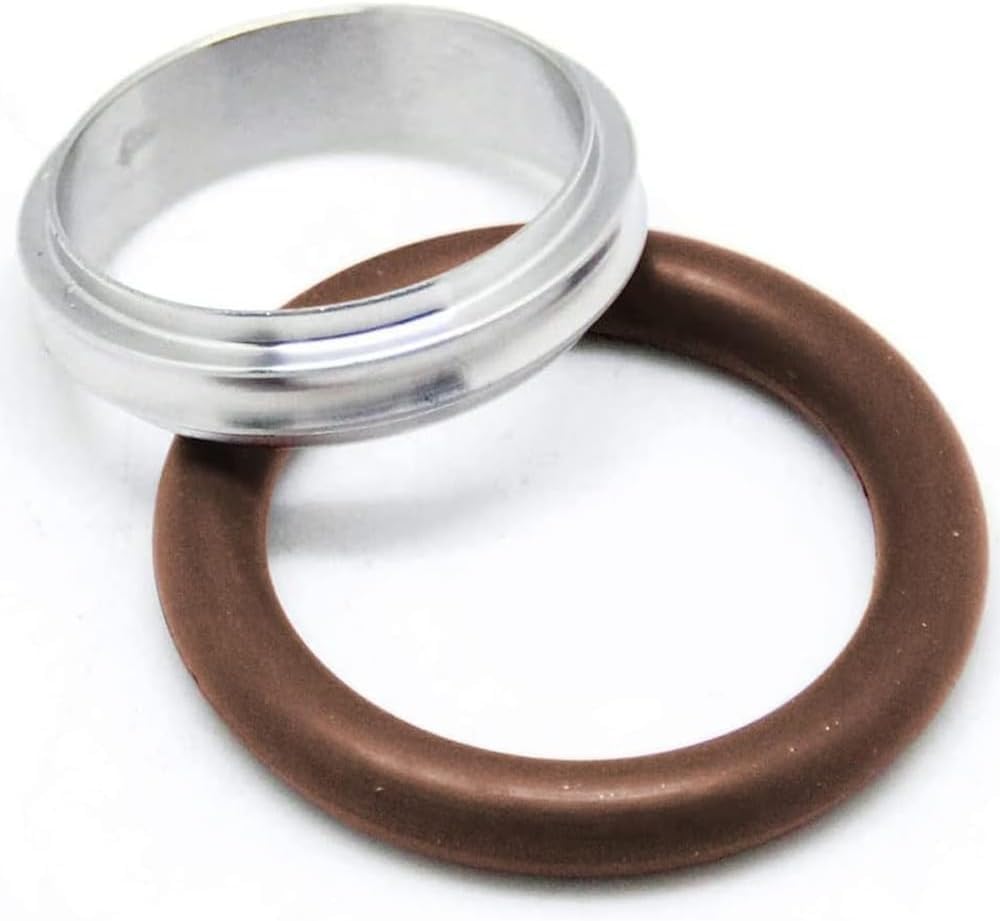 Lot de 2 colliers de serrage à écrou papillon KF16 en aluminium avec bague de centrage et joint torique FKM Viton pour étanchéité sous vide, pour une performance et une durabilité améliorées