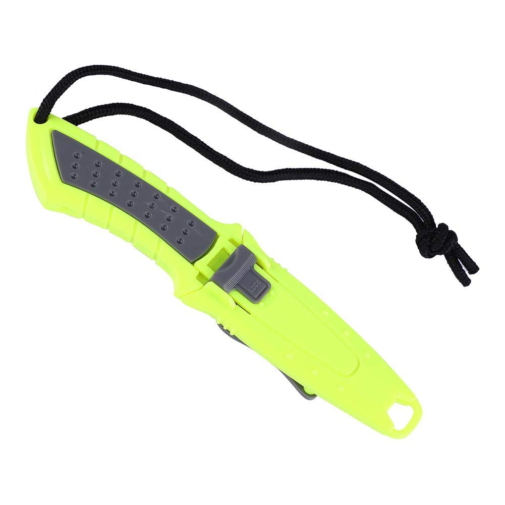 Cuchillo de Buceo de Acero Inoxidable Cuchillo de Buceo Profesional Cuchillo de Buceo Profesional Accesorios para buceadores con Mango ergonómico cómodo de agarrar