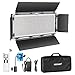 Neewer Avanzado Luz Video LED 2,4G 1320 con Barndoor Panel LED Bicolor Regulable con Pantalla LCD y Control Remoto Inalámbrico 2,4G para Fotografía de Producto Vertical Grabación de Video en Estudio