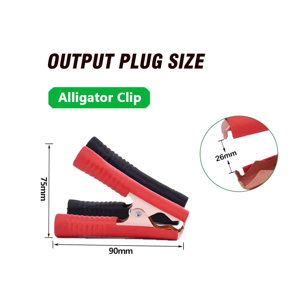 29.2V 20A LiFePO4 Battery Charger with LED Indicator Light, Safety Protection Function, Suitable for 8S 24V 25.6V LiFePO4 Battery Pack