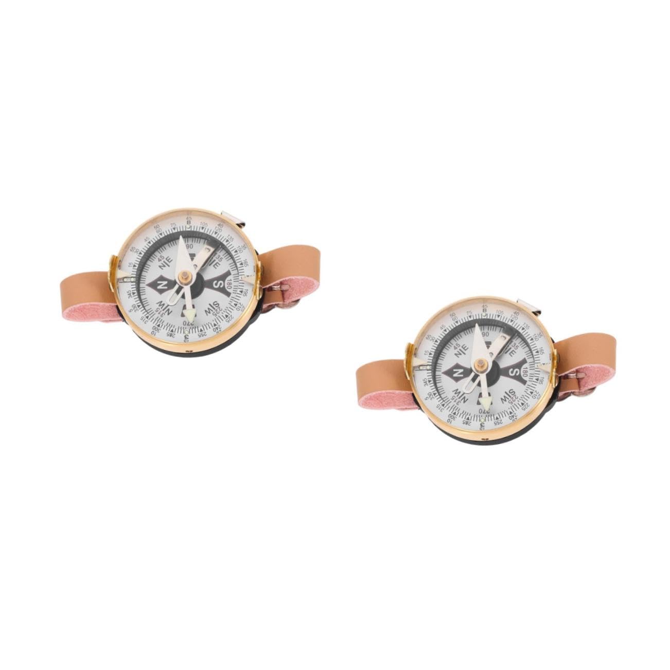 Kisangel Montre Boussole De Plein Air Tente Boussole De Randonnée Boussole D'orientation Boussole pour Les Enfants Course D'orientation Boussole Randonnée Boussole De Poche Carte Métal
