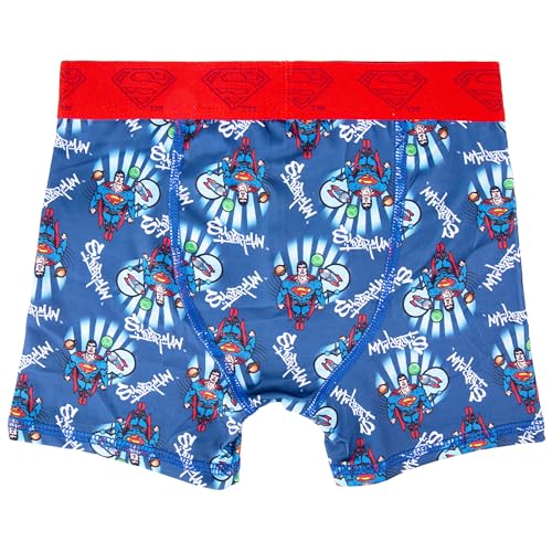 Superman Boys' Amazon Exclusive 7-Pack Athletic Boxer Briefs in Sizes 4, 6, 8 & 103